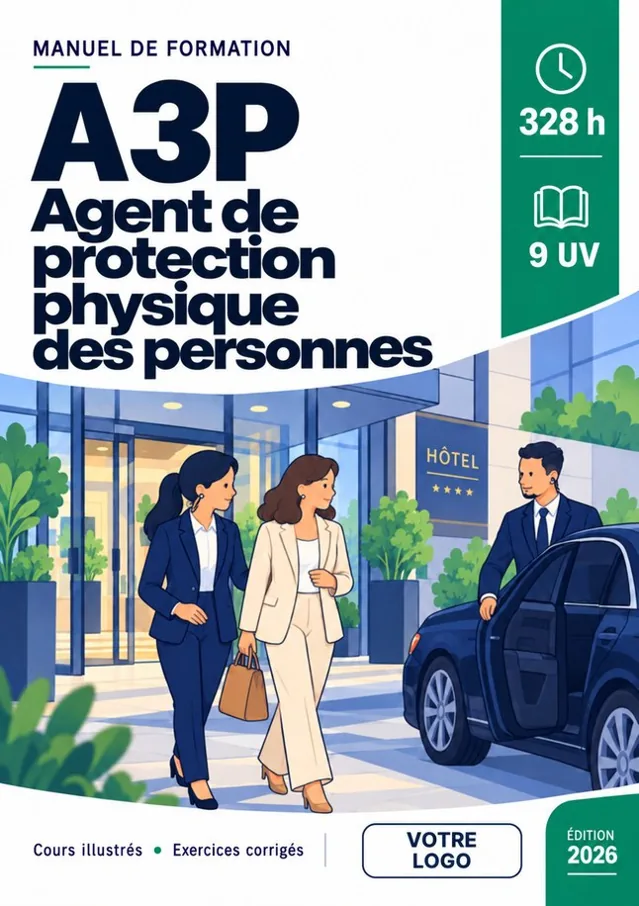 Couverture personnalisable du manuel A3P