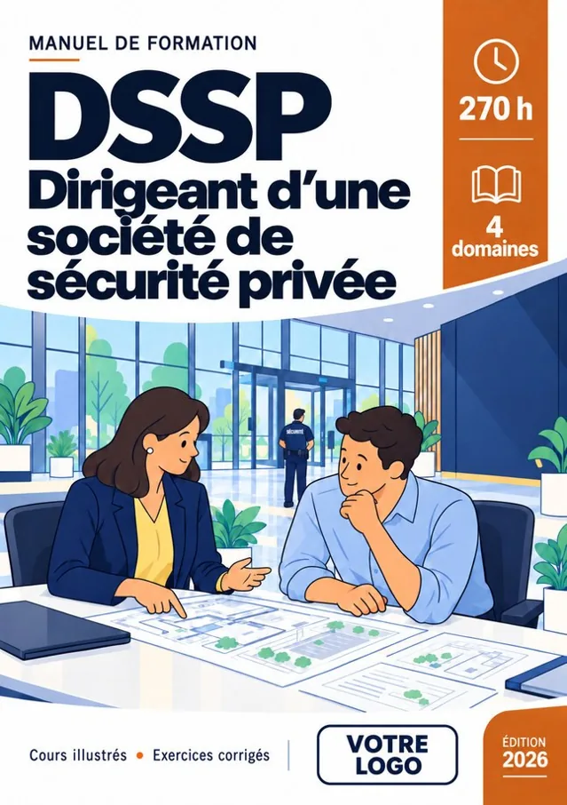 Couverture du manuel DSSP avec l’emplacement de votre logo