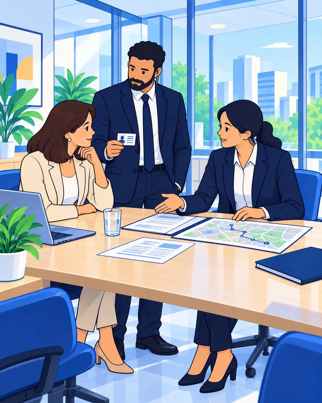 Des professionnels de la sécurité dans une situation pédagogique illustrée