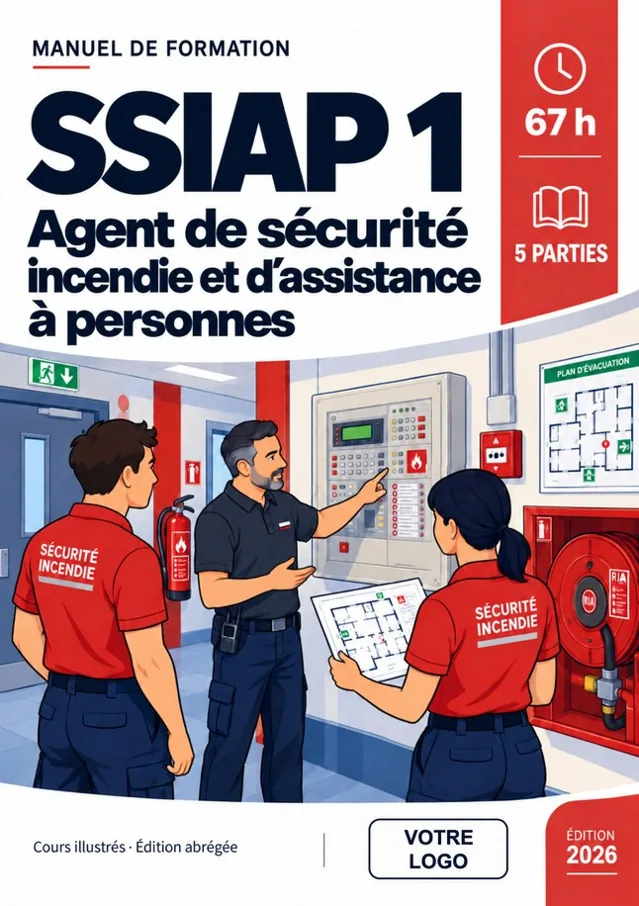 Couverture du manuel de formation SSIAP 1