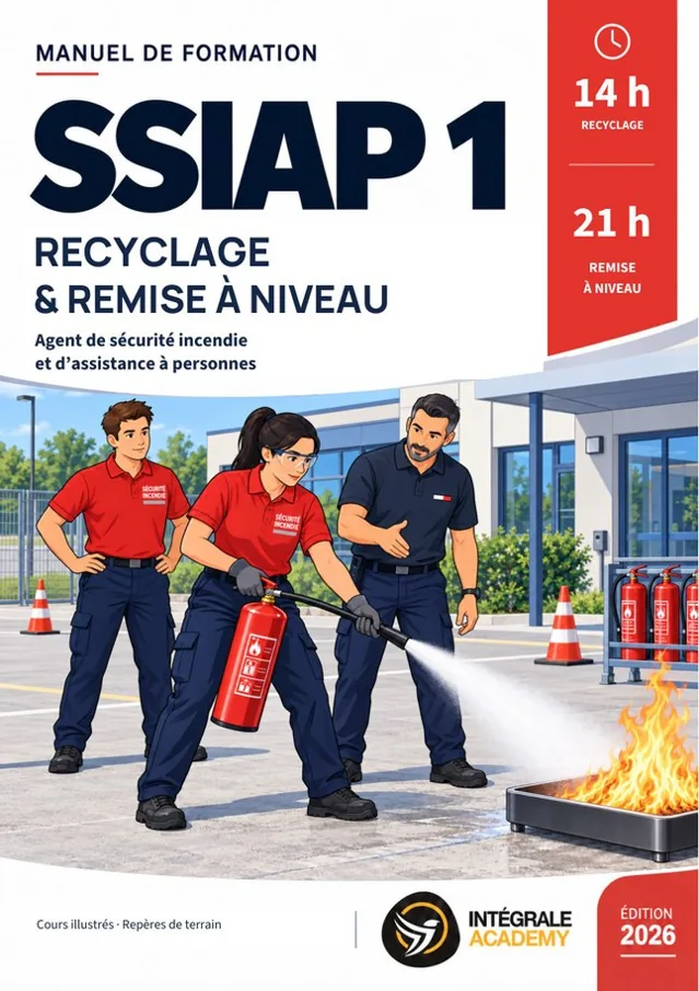 Couverture du manuel Recyclage / Remise à niveau SSIAP 1 avec l’emplacement de votre logo